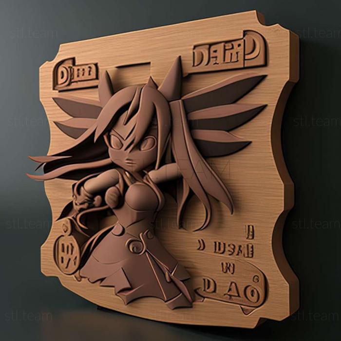 3D model Disgaea 2 Dark Hero Days game (STL)